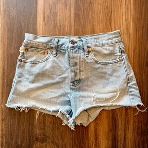 Madewell Relaxed Denim Shorts Sz 24